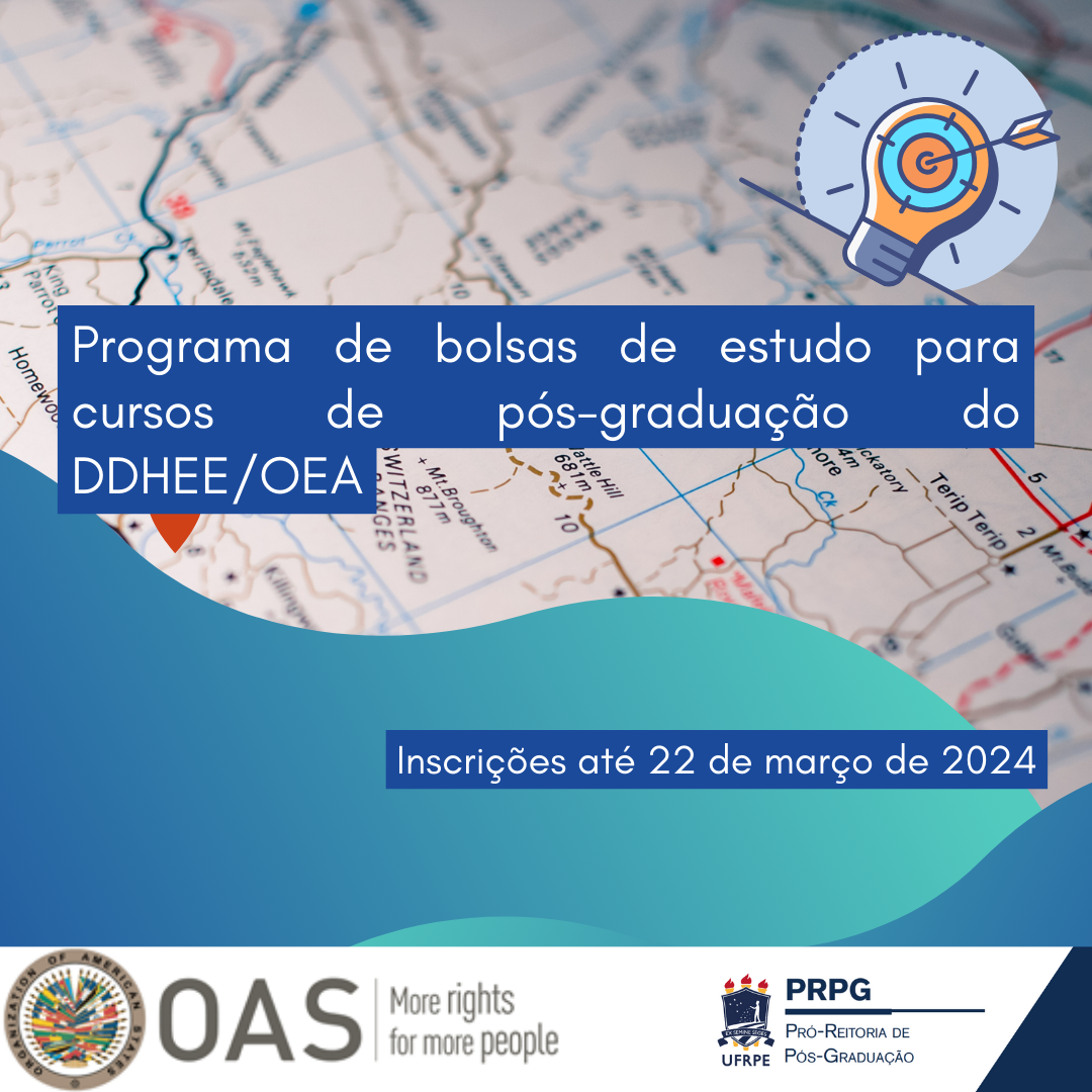 Programa de bolsas de estudo para cursos de pós-graduação do DDHEE/OEA