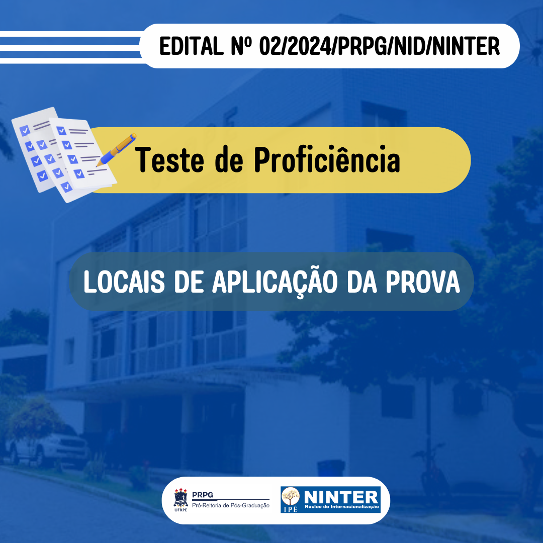 locais de prova