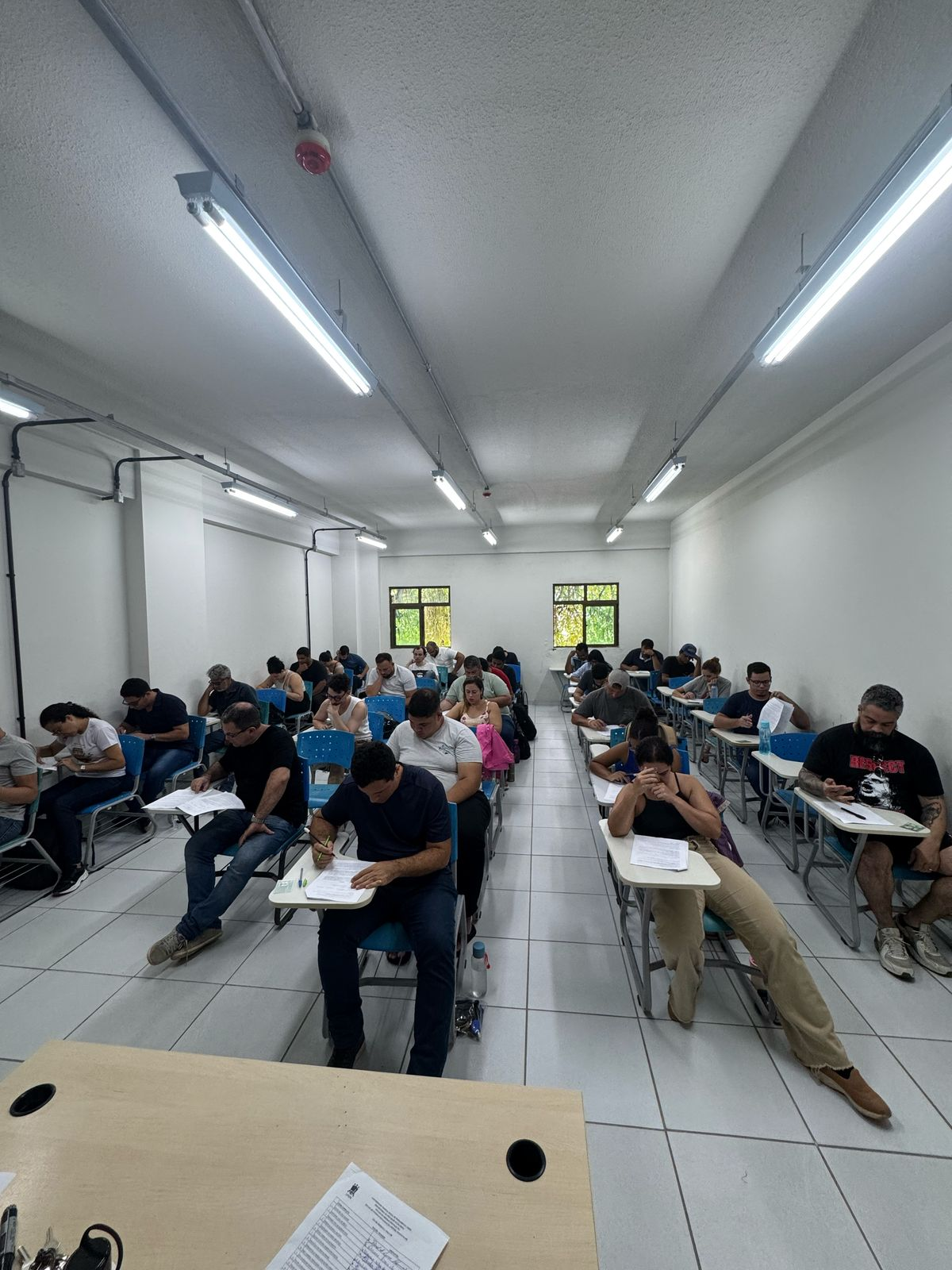 Aplicação do Teste de Proficiência